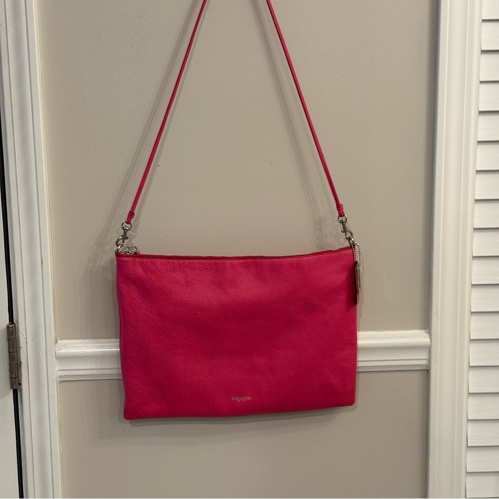 Coach Bleecker Hot Pink Daily Shoulder Bag (Style No. 29461). Like New - Picture 10 of 16